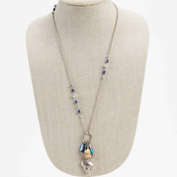 J. Jill NEW Rising Tides Cluster Necklace NWT - Picture 2 of 9